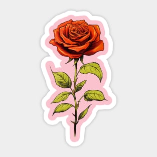 Lonely Rose Sticker